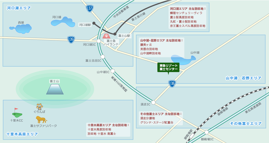 山中湖・河口湖・その他富士エリア