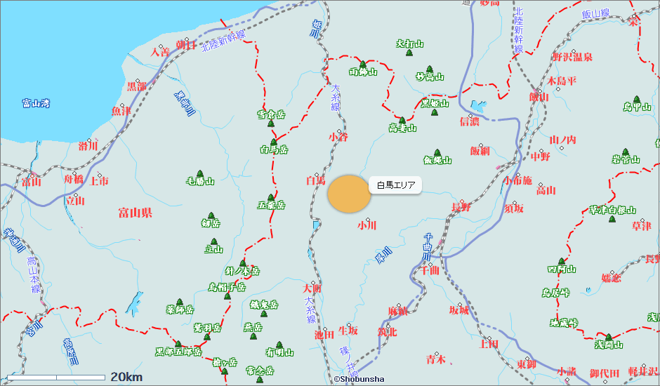 白馬エリア