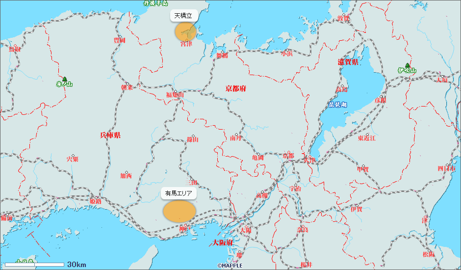 関西エリア