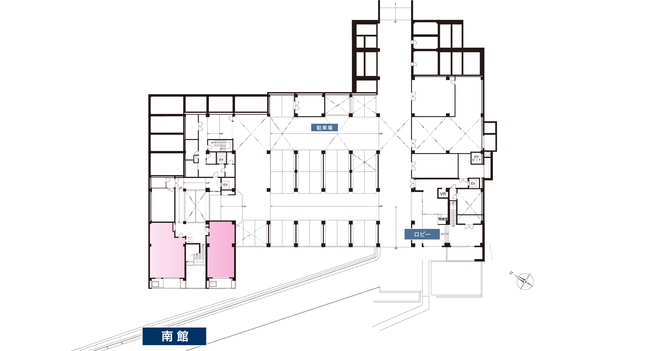 本館地下1階フロア図