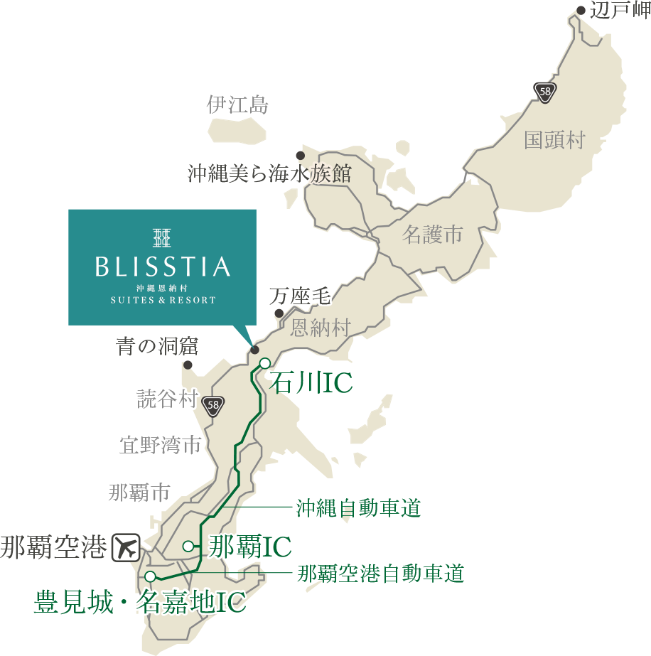 沖縄本島 地図
