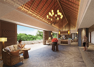 レセプション＆ロビー完成予想CG