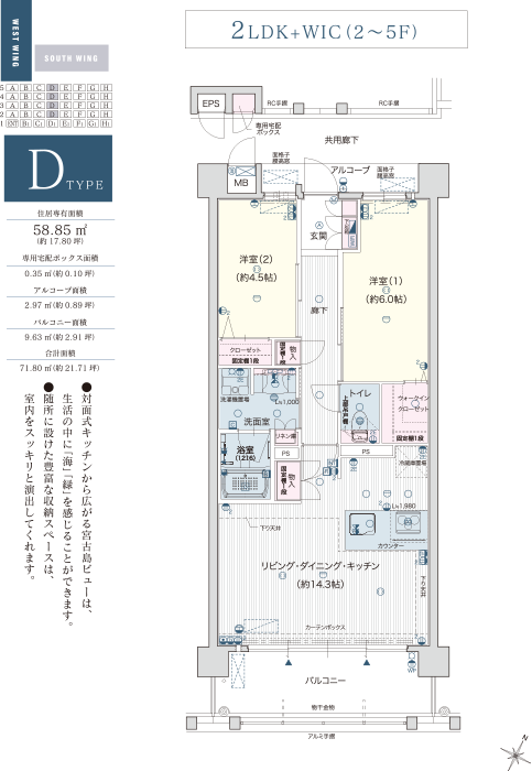 Dタイプ間取り画像