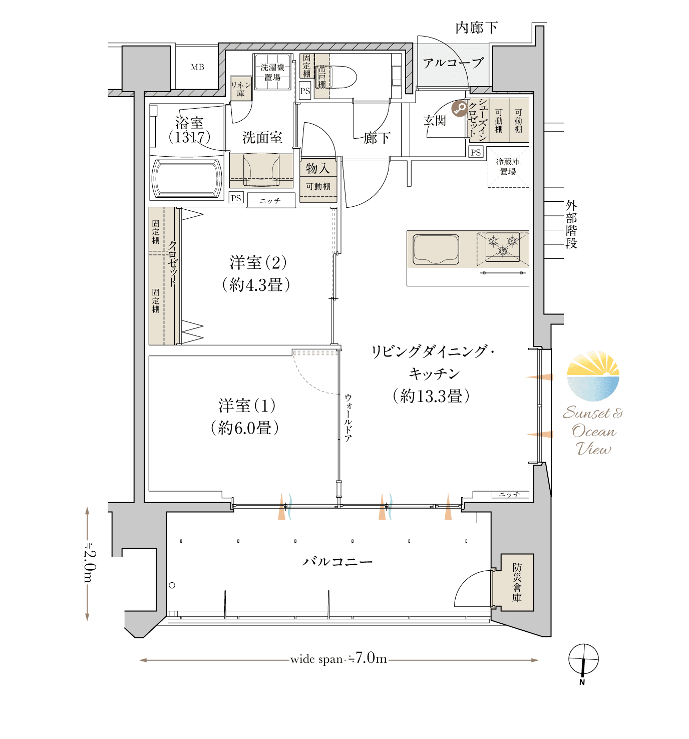 Dタイプ間取り_通常