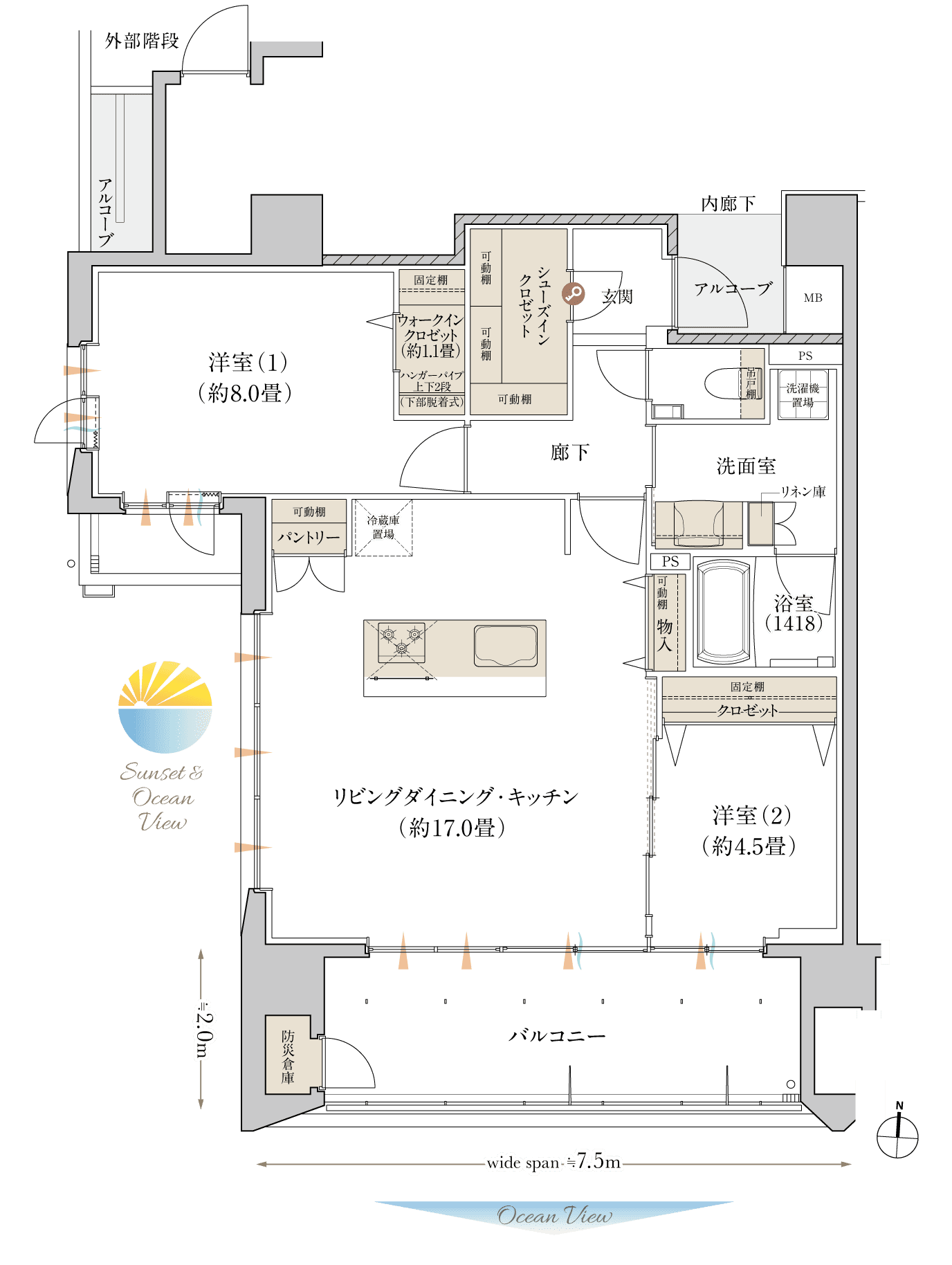 Eタイプ間取り_通常